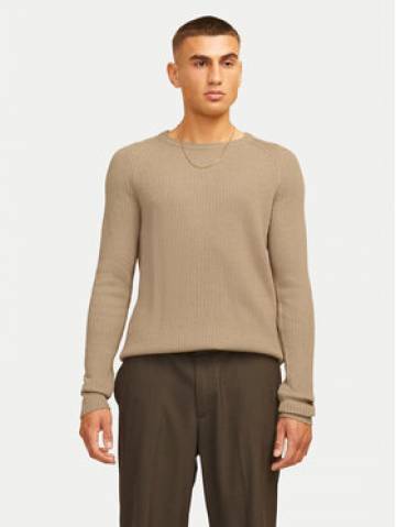 Jack&Jones Светр Pannel 12258471 Бежевий Regular Fit Jack&Jones Светр Pannel 12258471 Бежевий Regular Fit