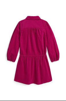 Хлопковое детское платье Polo Ralph Lauren