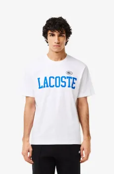 Мужская белая футболка Белый XS Lacoste TH7411001