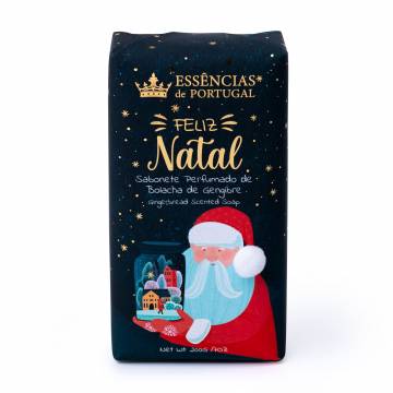 Мыло твердое Essencias De Portugal Blue Santas World з ароматом печенья, 200 г Мыло твердое Essencias De Portugal Blue Santas World з ароматом печенья, 200 г