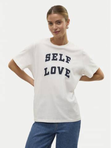 Vero Moda Футболка Halle 10321318 Білий Loose Fit Vero Moda Футболка Halle 10321318 Білий Loose Fit