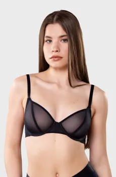 Женский черный бюстгальтер Черный 85C brabrabra SLZ27301077