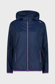 Женская темно-синяя ветровка RAIN FIX HOOD Синий XS CMP 32X5796-M926