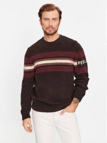Pepe Jeans Светр Scott PM702370 Коричневий Regular Fit Pepe Jeans Светр Scott PM702370 Коричневий Regular Fit