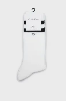 Мужские белые носки (2 пары) Белый 39-42 Calvin Klein 701218711