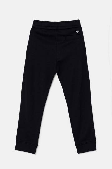 Детские спортивные штаны Emporio Armani цвет синий однотонные 8N4PS9 1JRIZ Детские спортивные штаны Emporio Armani цвет синий однотонные 8N4PS9 1JRIZ