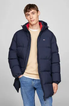 Мужской темно-синий пуховик TJM ESSENTIAL DOWN PARKA Синий L Tommy Jeans DM0DM20466