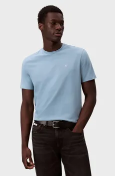 Мужская голубая футболка CLASSIC MONOGRAM Голубой M Calvin Klein Jeans LV04RD254G