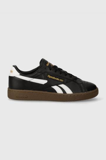Кожаные кроссовки Reebok Classic CLUB C цвет чёрный Кожаные кроссовки Reebok Classic CLUB C цвет чёрный