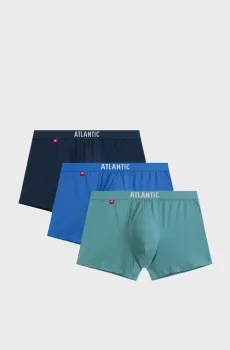 Мужские боксеры (3 шт) Разноцветный L Atlantic 3MH-011