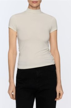 Reserved - Футболка з бамбуковими волокнами - кремовий - 337JX-01X