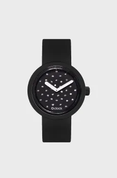 Женские черные часы O clock Черный M O bag NWOCLOCKNW012