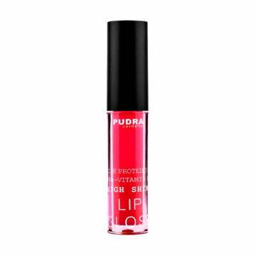 Блеск для губ Pudra Cosmetics High Shine Lip Gloss с протеинами шелка та провитамином B5, 11 Ruby Shine, 2.5 г Блеск для губ Pudra Cosmetics High Shine Lip Gloss с протеинами шелка та провитамином B5, 11 Ruby Shine, 2.5 г