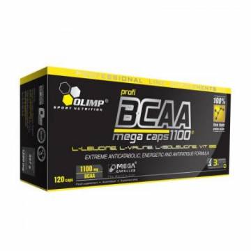 Аминокислоты Olimp Sport Nutrition BCAA 1100 Mega Caps Blister, 120 капсул Аминокислоты Olimp Sport Nutrition BCAA 1100 Mega Caps Blister, 120 капсул