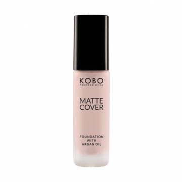 Матирующий тональный крем для лица Kobo Professional Matte Cover Foundation With Argan Oil 901 Fair, 30 мл Матирующий тональный крем для лица Kobo Professional Matte Cover Foundation With Argan Oil 901 Fair, 30 мл