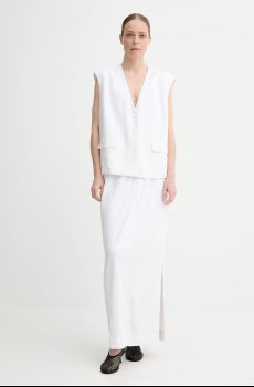 Юбка из смесового льна Gestuz