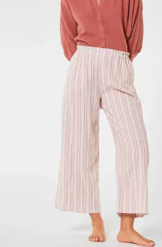 Женские льняные брюки в полоску NOLA Разноцветный S Etam 6534329