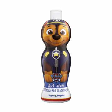 Детский шампунь-гель 2 в 1 для волос и тела Air-Val International Paw Patrol Chase Shower Gel & Shampoo 2 In 1 1D, 400 мл Детский шампунь-гель 2 в 1 для волос и тела Air-Val International Paw Patrol Chase Shower Gel & Shampoo 2 In 1 1D, 400 мл