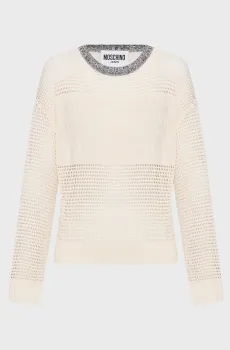 Женский бежевый джемпер Бежевый S Moschino A0921.3206;0003