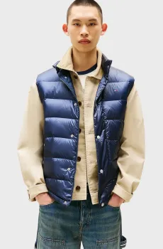 Мужской темно-синий пуховой жилет TJM LIGHT DOWN Синий L Tommy Jeans DM0DM21777