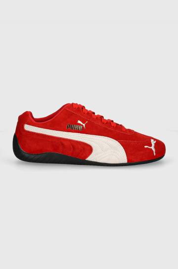 Замшевые кроссовки Puma Speedcat OG цвет красный 398846 Замшевые кроссовки Puma Speedcat OG цвет красный 398846