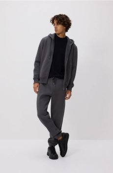 Reserved - Спортивні штани regular fit - темно-сірий - 167EF-90X