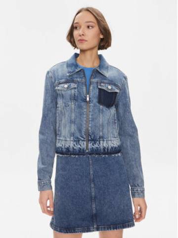 Tommy Jeans Джинсова куртка Izzie DW0DW16989 Голубий Slim Fit Tommy Jeans Джинсова куртка Izzie DW0DW16989 Голубий Slim Fit