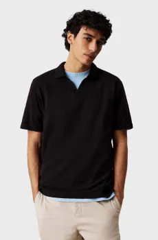 Мужское черное поло CUBAN COLLAR Черный XL Calvin Klein K10K114136