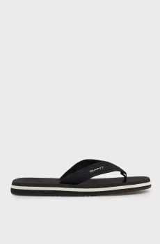 Мужские черные вьетнамки Brodale Черный 41 Gant 32609293
