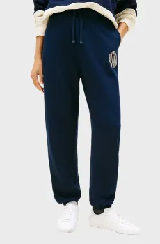 Женские темно-синие спортивные брюки VARSITY TERRY SWEATPANT Синий XS Tommy Hilfiger WW0WW49467