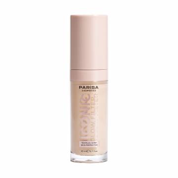 Тональная основа-флюид для лица Parisa Cosmetics Iconic Glow Filter 602 Icy Fair, 20 мл Тональная основа-флюид для лица Parisa Cosmetics Iconic Glow Filter 602 Icy Fair, 20 мл