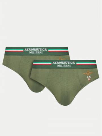 Aeronautica Militare Набір з 2 пар сліпів AM1USL001 Хакі Aeronautica Militare Набір з 2 пар сліпів AM1USL001 Хакі