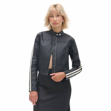 Cropp - Байкерська куртка - чорний Cropp - Байкерська куртка - чорний