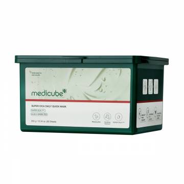 Набор успокаивающих тканевых масок для лица Medicube Super Cica Daily Quick Mask с центелой азиатской, 350 г, 30 шт Набор успокаивающих тканевых масок для лица Medicube Super Cica Daily Quick Mask с центелой азиатской, 350 г, 30 шт