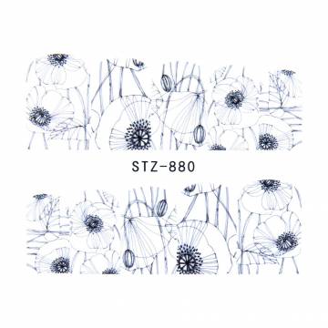 Водные наклейки для ногтей Vizavi Professional STZ (STZ-880) Водные наклейки для ногтей Vizavi Professional STZ (STZ-880)