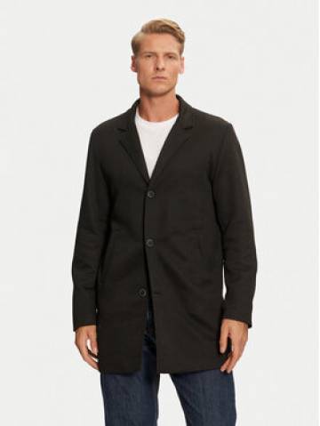 Jack&Jones Демісезонний плащ 12259805 Чорний Regular Fit Jack&Jones Демісезонний плащ 12259805 Чорний Regular Fit