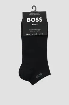 Мужские черные носки (2 пары) Черный 43-46 BOSS 50469849;001