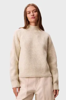 Женский белый гольф Stitch Белый XL Calvin Klein Jeans LV044D372G