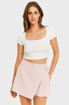 Женская розовая юбка-шорты Розовый M Tally Weijl SSHPELITA