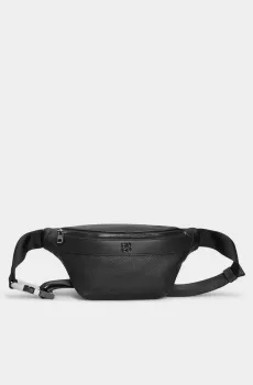 Мужская черная поясная сумка Черный ONESIZE HUGO 10056