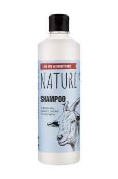 Шампунь Bioton Cosmetics Nature Shampoo для всех типов волос, с протеинами козьего молока и кератином, 500 мл