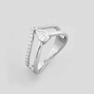 Серебряное кольцо Minimal 10605-16 16 Серебряное кольцо Minimal 10605-16 16