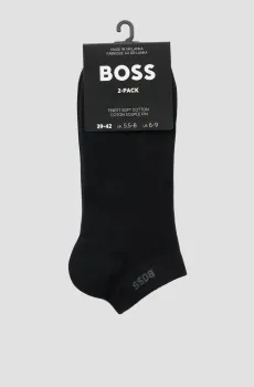 Мужские черные носки (2 пары) Черный 43-46 BOSS 50469849;001