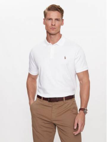 Polo Ralph Lauren Поло 710713130003 Білий Custom Slim Fit Polo Ralph Lauren Поло 710713130003 Білий Custom Slim Fit