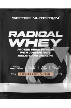 Протеин Scitec Nutrition Radical Whey Печенье с кремом, в порошке, 22.5 г