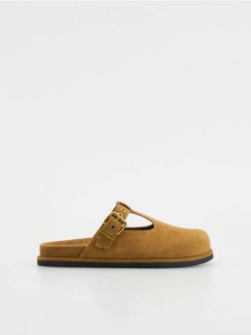 Reserved - LADIES` MULES - золотисто-коричневий - 573CP-82X Reserved - LADIES` MULES - золотисто-коричневий - 573CP-82X