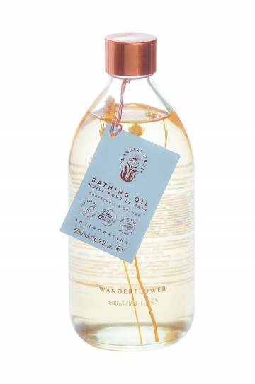 Масло для ванн Wanderflower Invigorating Grapefruit & Orange 500 ml Масло для ванн Wanderflower Invigorating Grapefruit & Orange 500 ml