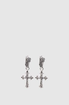Серебряные серьги Fleury Cross