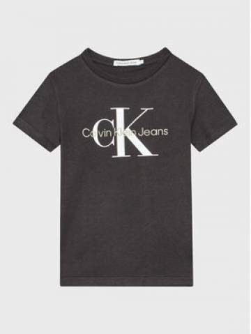 Calvin Klein Jeans Футболка Monogram Logo IU0IU00267 Чорний Regular Fit Calvin Klein Jeans Футболка Monogram Logo IU0IU00267 Чорний Regular Fit