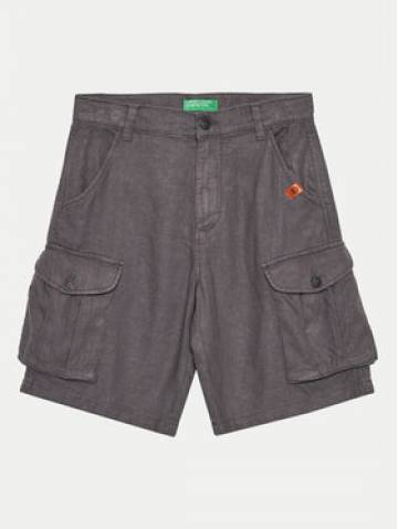 United Colors Of Benetton Шорти з тканини 424RC902X Сірий Regular Fit United Colors Of Benetton Шорти з тканини 424RC902X Сірий Regular Fit